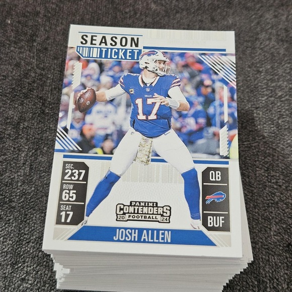 2024 Panini‎ Contenders Football Complete Base Set #1-100, All Vets! NO ROOKIES - Picture 5 of 5